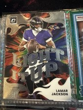 2025 Panini Donruss Optic - Light It Up Lamar Jackson #14 Black Pandora Prizm /