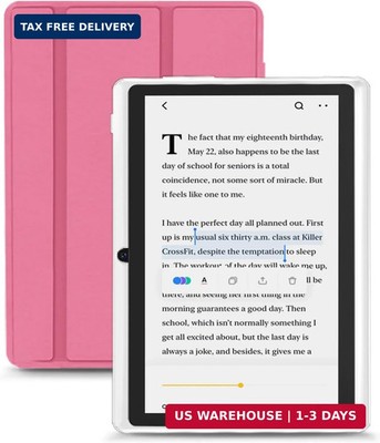 HNVHNV Android Tablet 7 Inch Tablet, E-Reader, 6GB RAM 32GB ROM 1TB Expansion, Q
