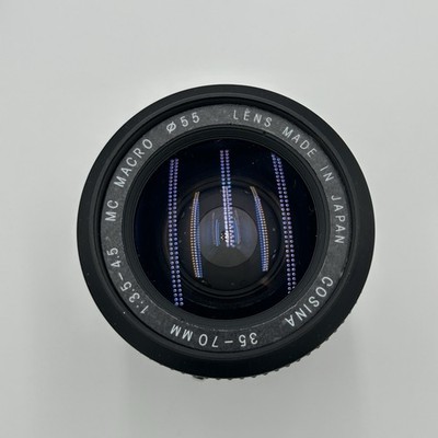 Cosina 35-70mm f/3.5-4.5 MC Macro Zoom Camera Lens Photography Japan