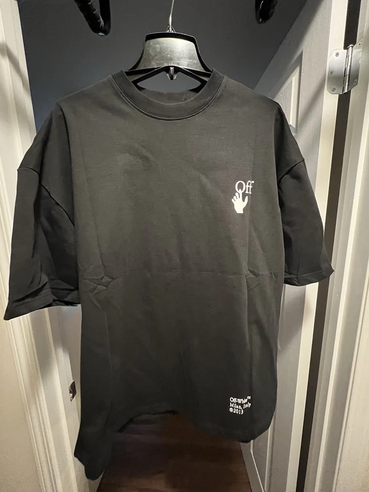 Camiseta de manga corta Off-White Caravag Arrow Over 'Negra' grande Foto 2 de 4