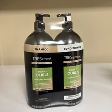 Set Of Tresemme Bouncy Curls Shampoo & Conditioner, Coconut Infusion 40 fl oz