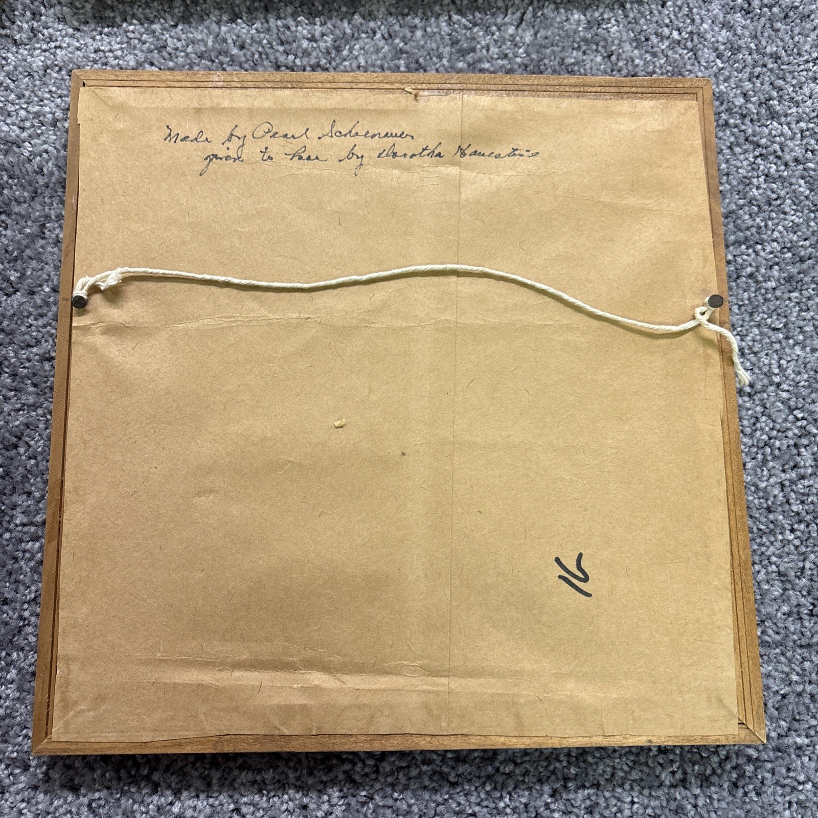 Four Season Needlepoint 11” Framed Pictures Winter Spring Summer Fall Signed