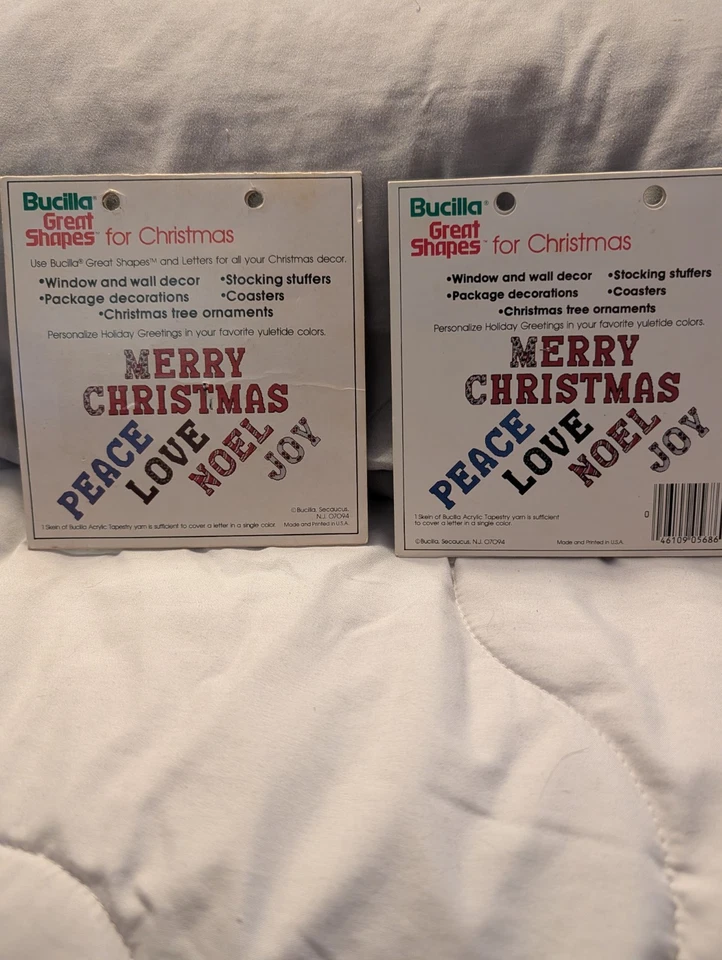 Bucilla Pre-Cut Plastic Canvas Shapes 'Bell, Christmas Train' (Brand New) - Image 4 of 4