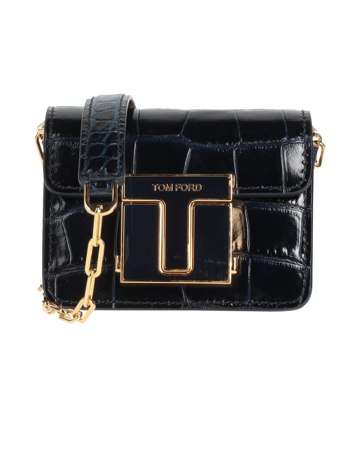 Tom Ford - Women - Leather Mini Bag - Midnight blue 258690₽