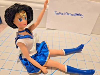 Sailor Mercury 1995 Deluxe Adventure Doll 11.5'' Bandai Irwin Toys Anime Figure