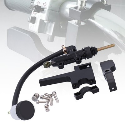 7/8in Motorcycle Clutch Thumb Brake Lever Rear Master Pump Cylinder Handle K SET