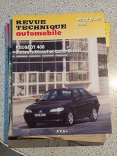 Revue Technique Peugeot 406 Diesel Turbo Autozeitschrift Bedienungsanleitung