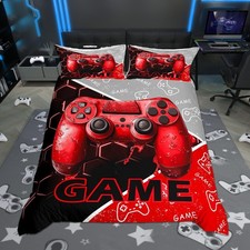Game Consoles BeddingQueen Size,3D Gamepad Gaming Sports Gamer Gifts Reversib...