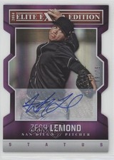 2014 Panini Elite Extra Edition 9/75 Zech Lemond #77 Auto 0l2