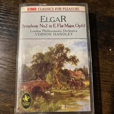 Elgar - Symphony No. 2 - Vernon Handley - Audio Cassette Tape Album - 1981 EMI