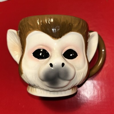 Spider Monkey 3D Form Kaffee/Tee Keramik Becher Tasse 