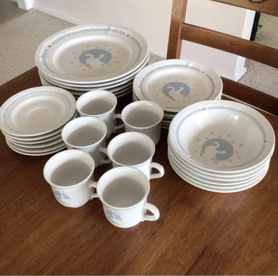 Moonlight Geese Juego de Cena 6 Plazas Foto 4 de 4