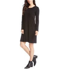 Karen Kane Womens Abby T-Shirt Jersey Dress, black, L