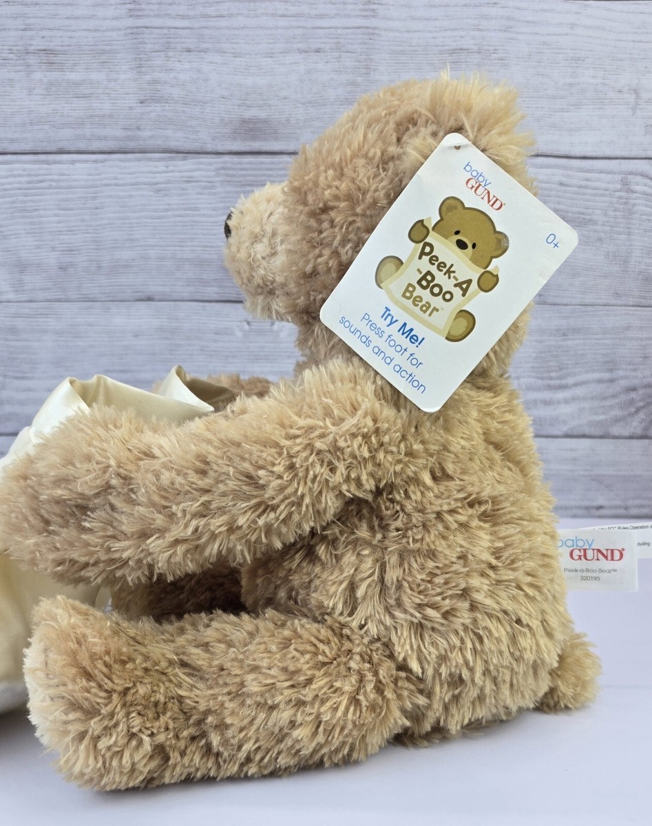GUND 320193 Peek-A-Boo Teddy Bear Animated Stuffed Animal Plush