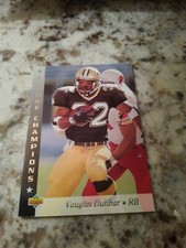 VAUGHN DUNBAR 1993 UPPER DECK EXPERIENCE FUTURE CHAMPIONS #16 FREE SHIPPING