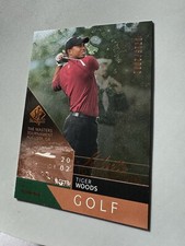 2003 UPPER DECK SP AUTHENTIC #101 TIGER WOODS "SALUTE TO CHAMPIONS" /2002