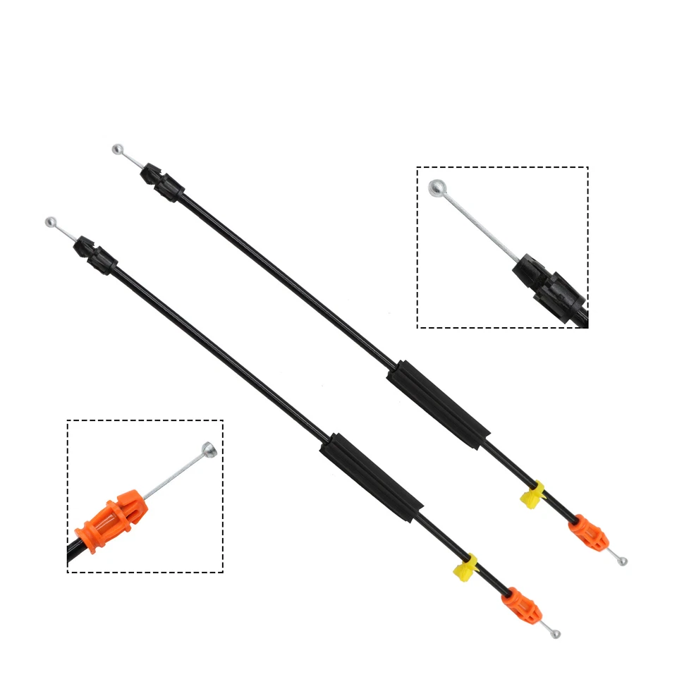 Front Door Latch Cable For 2007-2013 Chevrolet Silverado 1500 Left Right 16.5" Foto 2 de 4