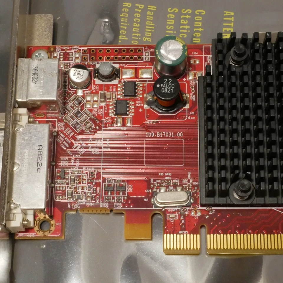 ATI Radeon HD-2400 256MB PCI-e Video Card ATI-102-B17002(B) Fanless - Tested 01 - Image 4 of 4