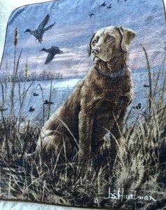 labrador blanket throw