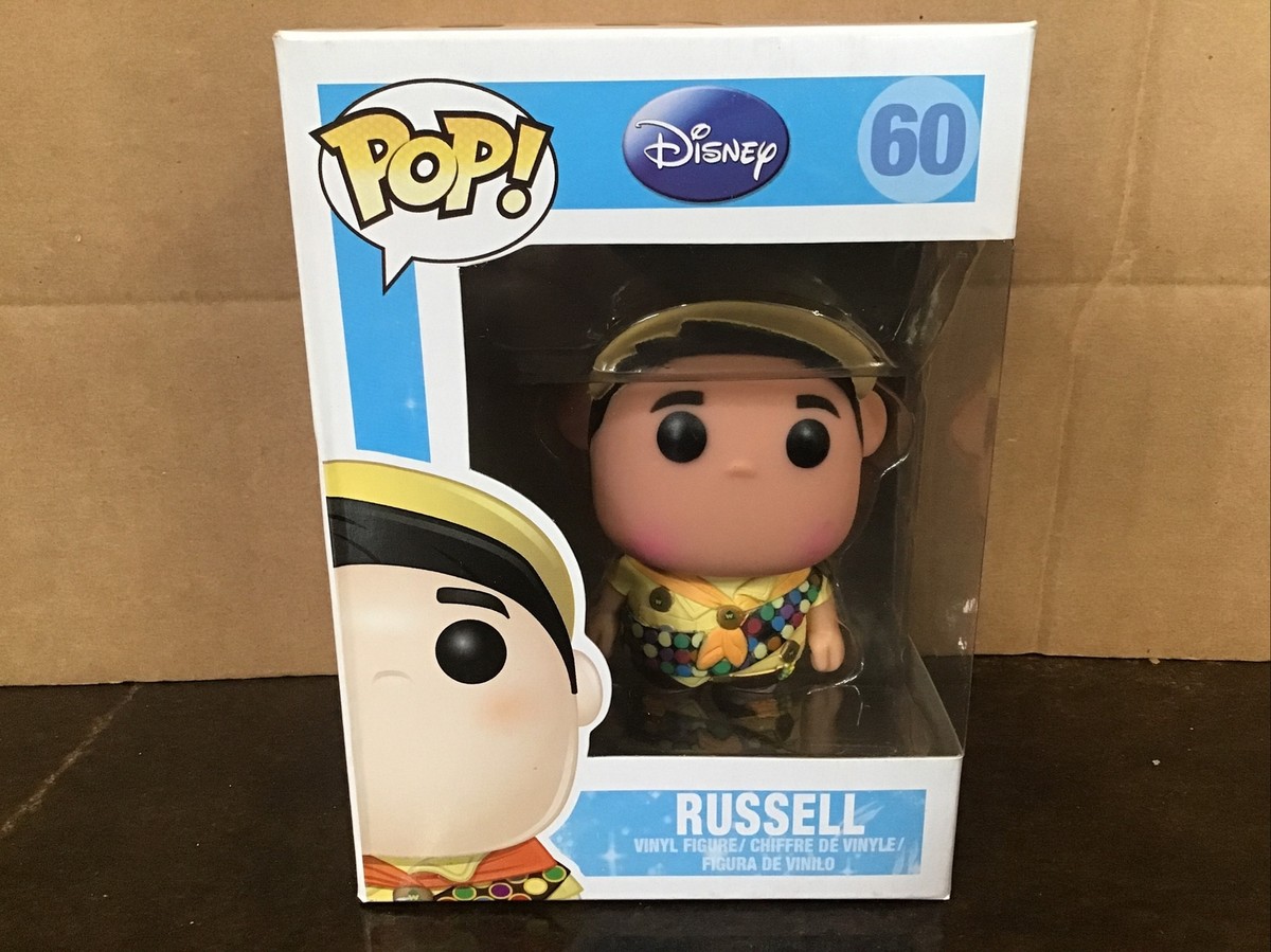 FUNKO POP ディズニー　ピクサー　ラッセル　レア　60番 FUNKO POP DISNEY UP RUSSELL #60 Comes In A Pop Protector