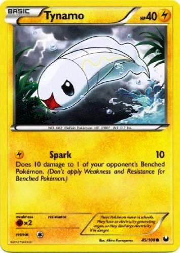 Tynamo 45/108 B&W Dark Explorers Common PERFECT MINT! Pokémon