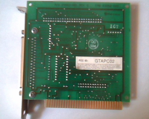Wangtek 30631-001 QIC-02 Tape Controller 8-bit ISA 50-pin 37-pin TI CF61370 - Picture 6 of 7