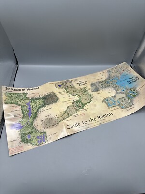 Fantasy Map Guide Realms King Arthur Hibernia Albion Midgard 2001