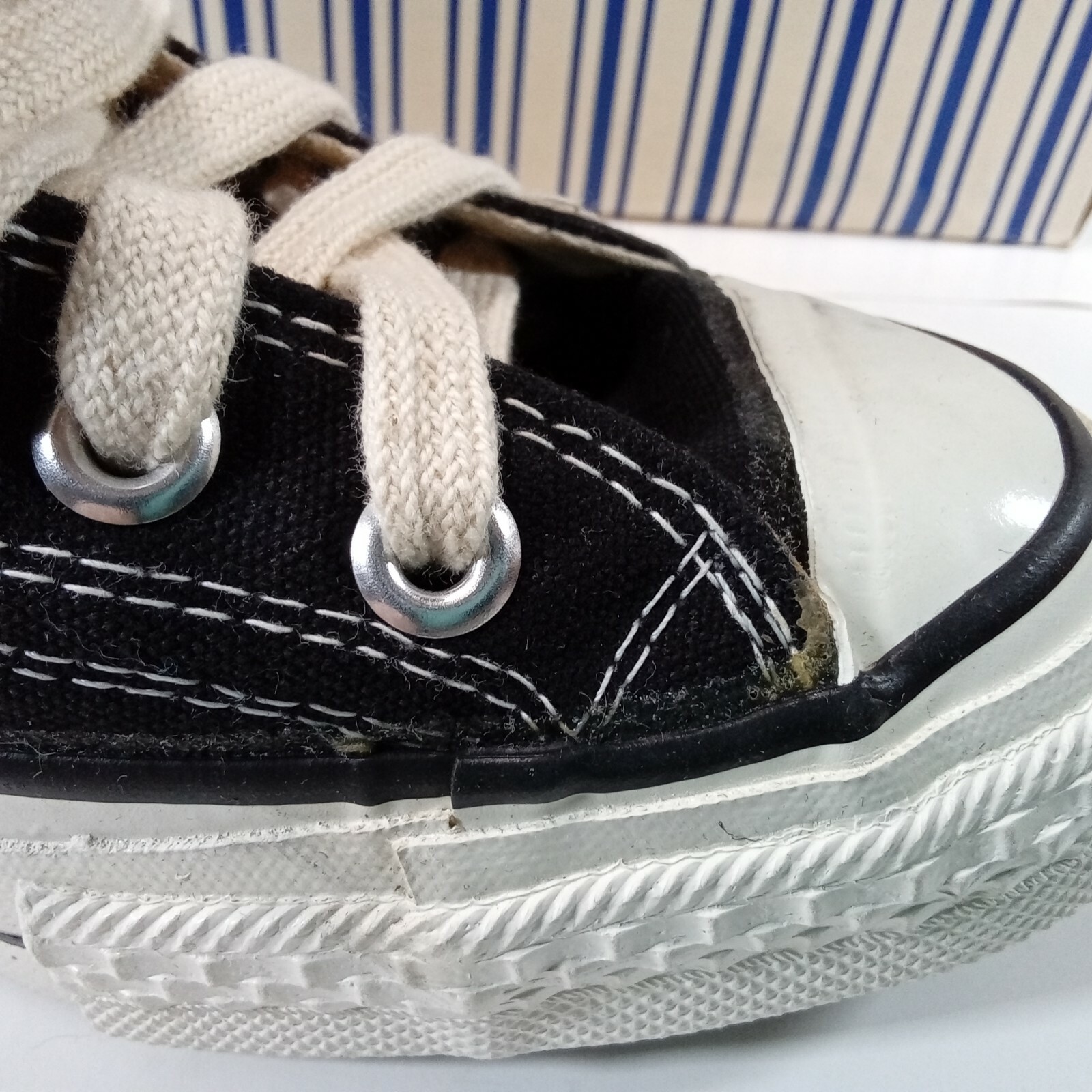 Vintage 1960 Sears Jeepers Black Converse Basketball Shoes High