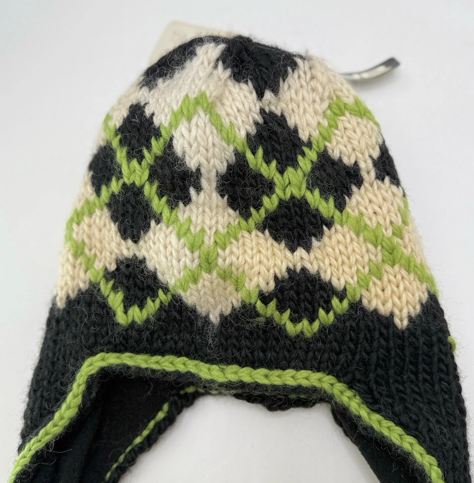 De colección Nuevo con Etiquetas Dakine Hombres Tejido Mezcla de Lana Forrado de Vellón Sombrero de Esquí Talla Única Gorro Defecto Foto 4 de 4