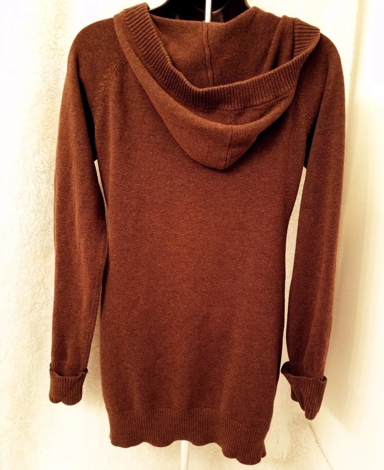 Suéter Project Mujer Cárdigan Suéter Camisa Top Blusa Talla L Grande Marrón Foto 3 de 3