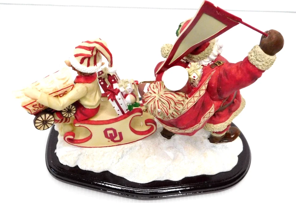 Estatuilla de mesa de Papá Noel College Treasures Oklahoma Sooners 2003 de colección Foto 3 de 4