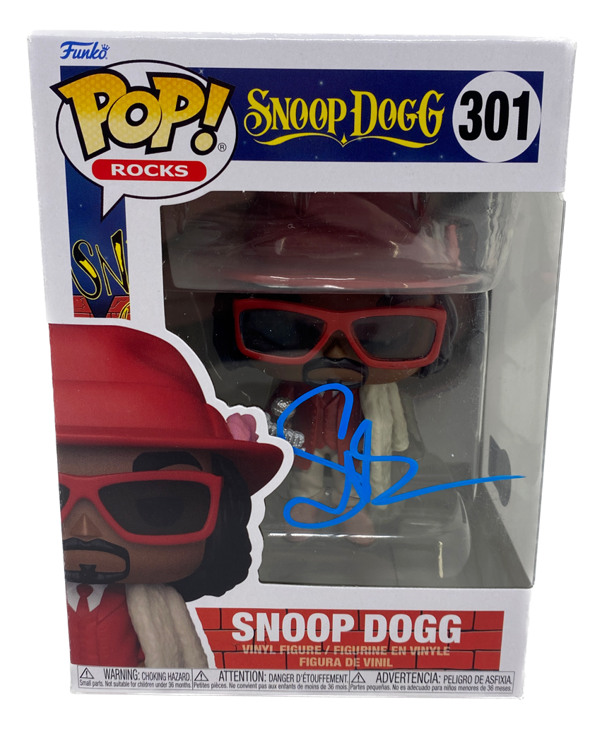 Snoop Dogg Signed Autograph Funko Pop Rocks #301 Figure Beckett