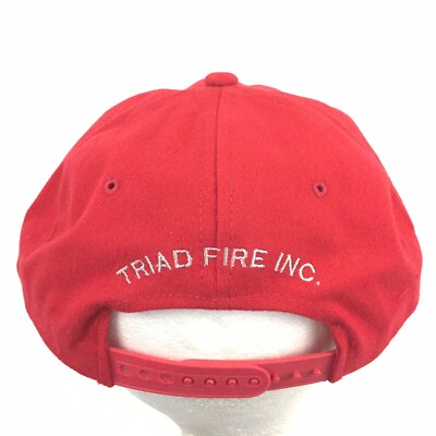 【TLLDAWN】PIERCE LOGO TRUCKER CAP RED Pierce Triad Fire Equipment Cap Spell Out Logo Snapback