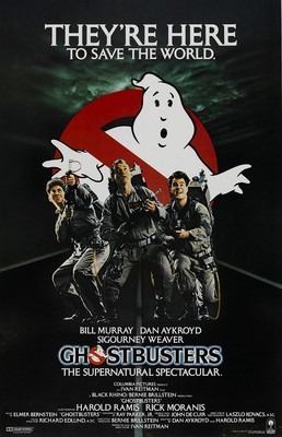 Ghostbusters movie poster print (b) : Bill Murray, Dan Aykroyd : 11 x 17 inches