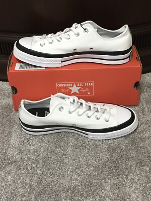 Converse x 7 Moncler Fragment Chuck 70•White•Size 6.5•New With Box