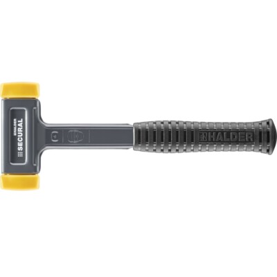 HALDER SECURAL Schonhammer 30 x 40 mm rückschlagsfrei Gummihammer Hammer 680g