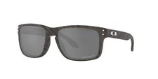 Oakley Holbrook Woodgrain/Prizm Black Polarized Men's Sunglasses OO9102-W9-57