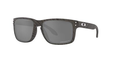 Oakley Holbrook Woodgrain/Prizm Black Polarized Men's Sunglasses OO9102-W9-57