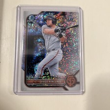 2022 1st Bowman Chrome Diego Rincones Speckled Refractor /299
