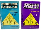 The English Cabalah Volume  1  & 2  Kabalah William Eisen  HBs 1st Edt