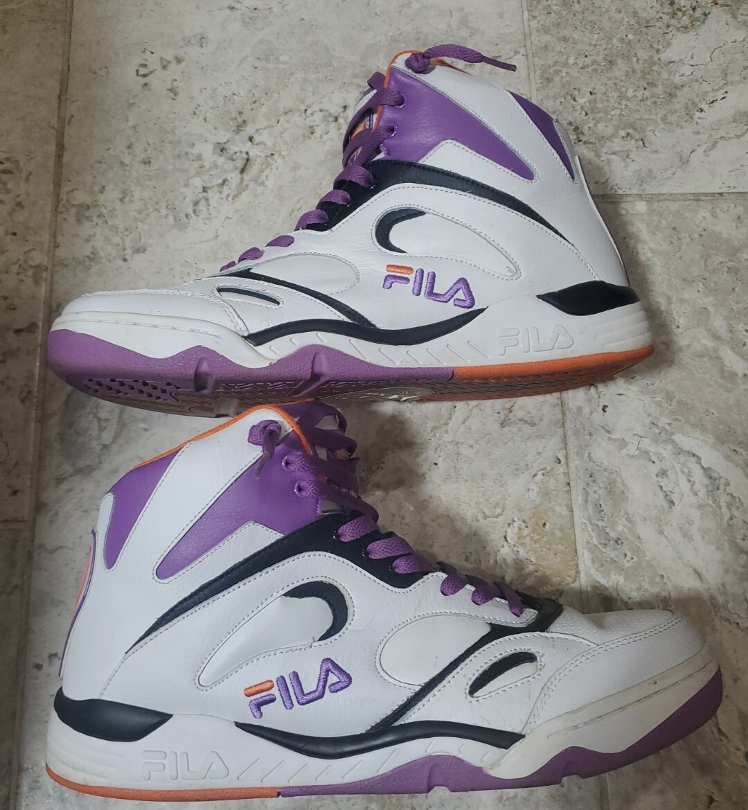 RARE VINTAGE FILA KEVIN JOHNSON PHOENIX SUNS COLORS SHOES MEN'S