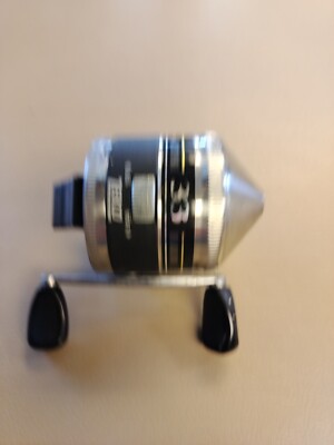 Zebco 33 Black Silver Spincast Fishing Reel | eBay