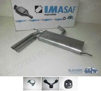 Imasaf ESD Auspuff Endtopf + Anbauteile für Seat Altea XL 2.0 TDI + 16V 2006-