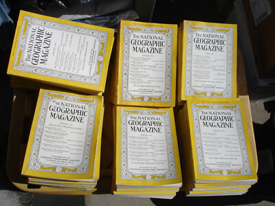 National Geographic 1943-1959 complete with Maps