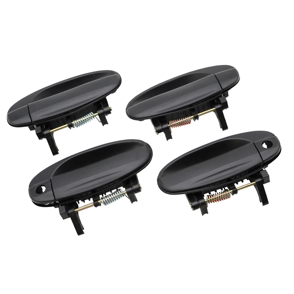 Outer Door Handles Set 4 Front Rear Left Right Black For Chevrolet Aveo5 Aveo Foto 4 de 4