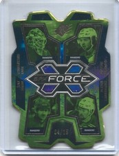 2022/23 UD SPX SHESTERKIN/PANARIN/FOX/LAFREIERE SPX X FORCE GOLD PARALLEL #d/15
