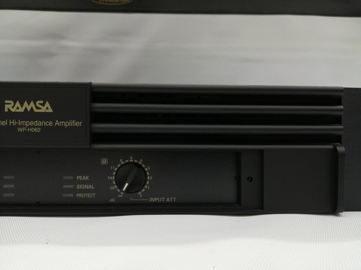 Panasonic Ramsa WP-H062 High Impedance 2-Channel Power Panasonic Ramsa WP-H062 High Impedance 2-Channel Power