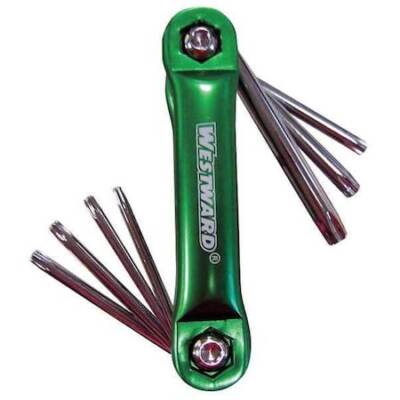 Westward 5Yuu7 8 Piece Torx? Fold-Up Torx? Key Set, 5Yuu7