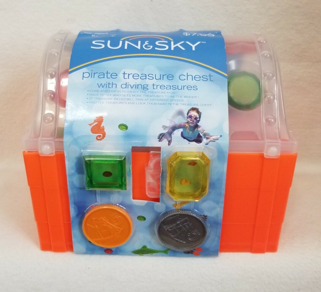 treasure chest pool toy