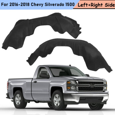 New Pair Fender Liner Fits 2016-2018 Chevy Silverado 1500 Driver &Passenger Side